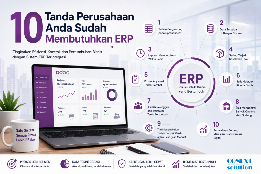 10 Tanda Perusahaan Anda Sudah Membutuhkan ERP