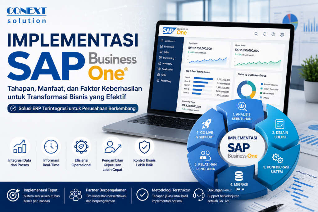 Implementasi SAP Business One: Tahapan, Manfaat, dan Faktor Keberhasilan