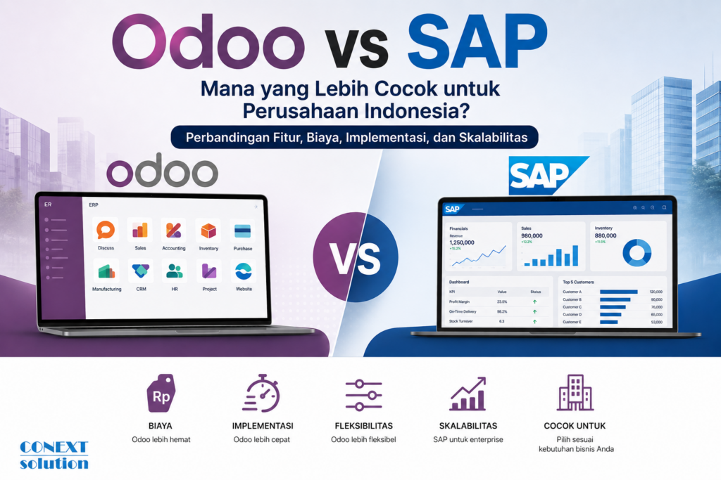 Odoo vs SAP: Mana yang Lebih Cocok untuk Perusahaan Indonesia?